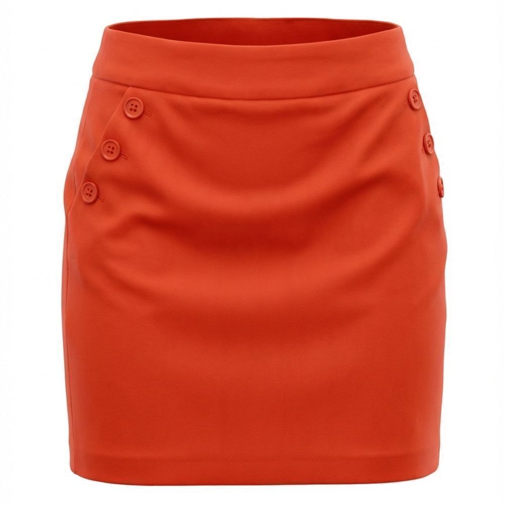 SANDRO WOMENS SKIRT RED SIZE 8